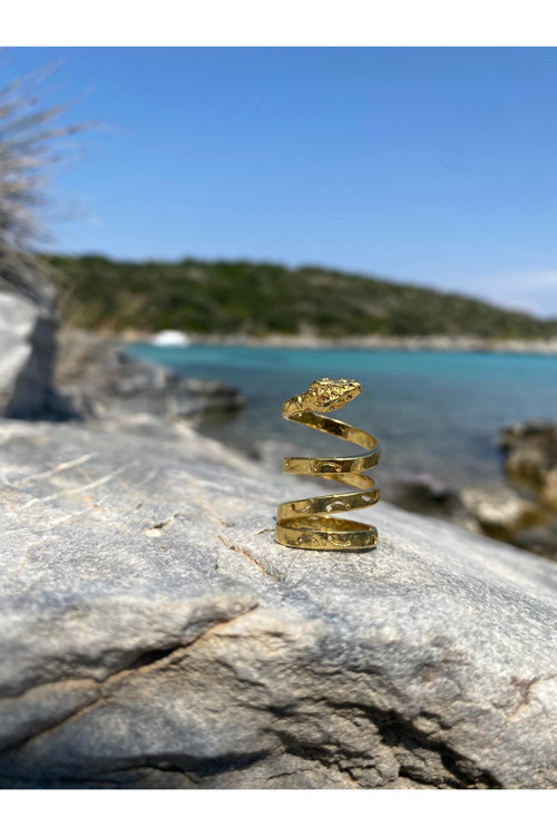 Symona Gold Yüzük Pirinç Üzeri Altın Kaplama
