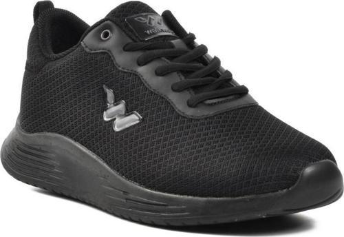 Aldan Siyah Fileli Hava Alan Erkek Spor Ayakkabı