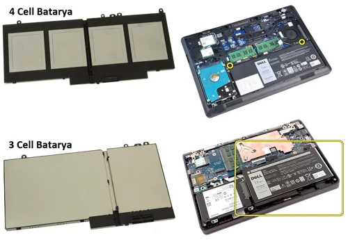 Dell 9P4D2, 09P4D2 Batarya Pil RETRO 4Cell