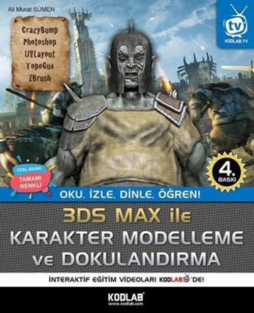 3D Studio Max Karakter Modelleme - E-Kitap