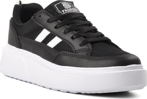 Deren-G Siyah-Beyaz Kadın Sneaker