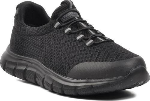 Flexible Siyah-Siyah Comfort Bağcıksız Yürüyüş Ayakkabısı