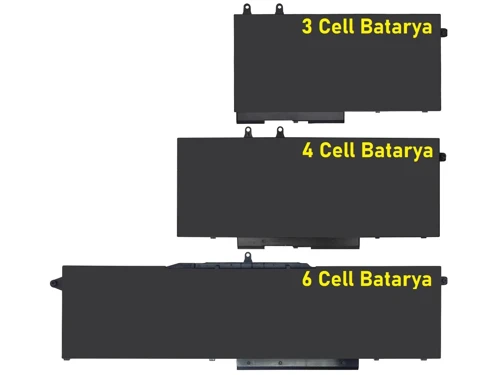 Dell Latitude P80F001 Batarya Pil RETRO 3Cell