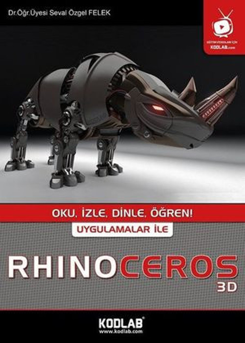 Uygulamalar ile Rhinoceros 3D - E-Kitap