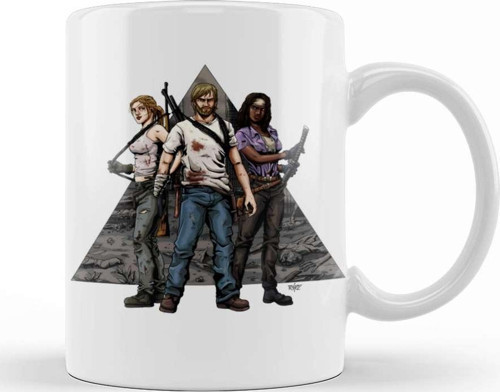 Walking Dead Trinity Kupa Bardak Porselen