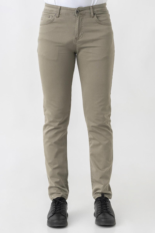 Bern J2425 Normal Fit Pamuklu Likralı 5 Cep Jean Pantolon Çağla