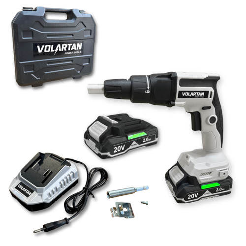 Delta VTD-4700 20V 2.0 Ah Kömürsüz Çift Akülü Alçıpan Vidalama