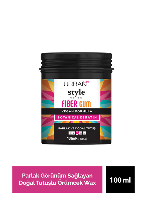 Style Guide Parlak Görünüm Sağlayan Fiber Gum- Doğal Tutuş- Saç Sakızı-100ml