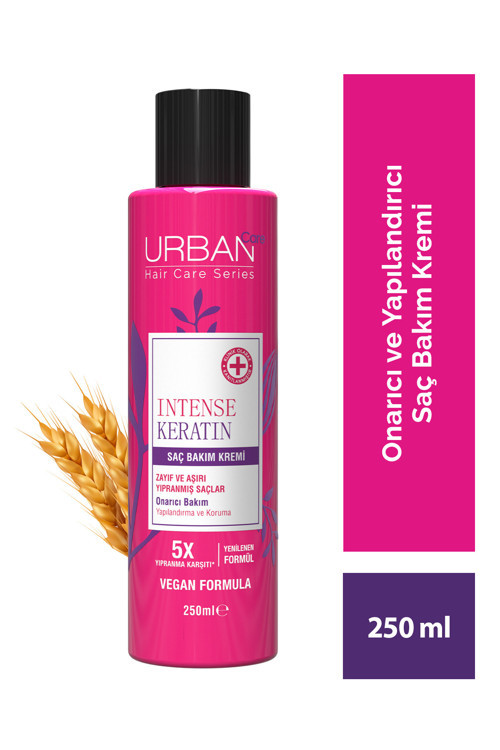 Intense Keratin Aşırı Yıpranmış Saçlara Özel Saç Bakım Kremi 250ml-vegan