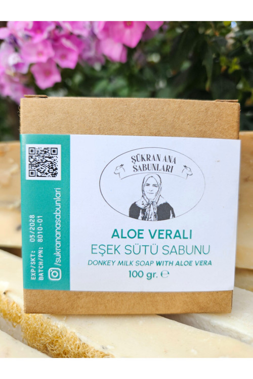 Aloe Veralı Zeytin Yağlı Eşek Sütü Sabunu 100 Gr