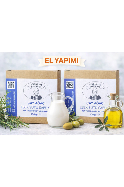 Çay Ağacı Eşek Sütlü Sabun 2'Li Paket