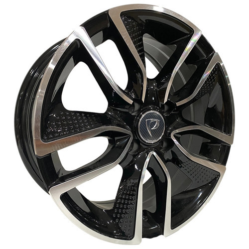 6.5X15 BK-5087 4X100 ET35 60.1 BLACK MACHINED XL