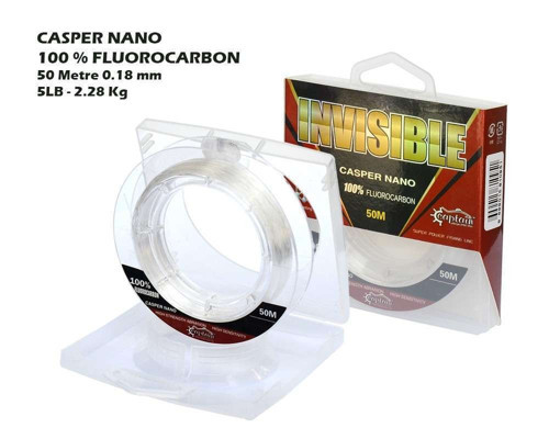 Casper Nano %100 Fluoro Carbon Misina 50mt 0.20 MM