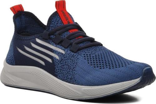 Ravello Lacivert-Buz-Kırmızı Fileli Hafif Unisex Spor Ayakkabı