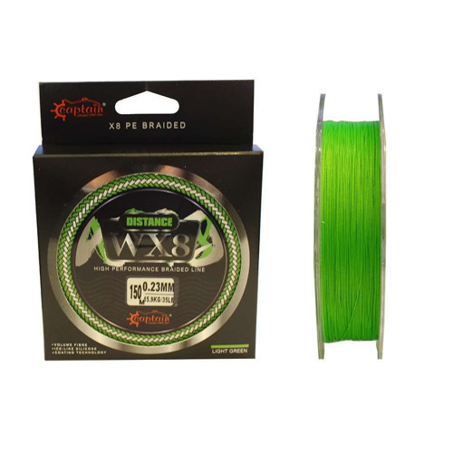 Distance WX8 Örgü Spin İp Misina 150mt Light Green 0.23