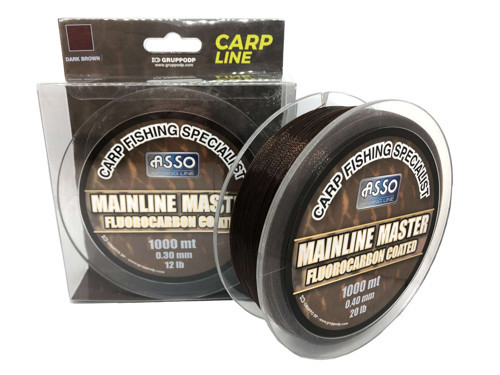 Mainline Master Carp FC COATED 1000mt Carp Line Dark Brown