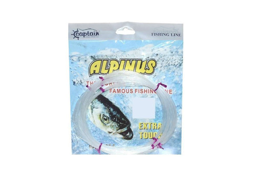 Alpinus Poşet Misina 4x25 Bağlantılı 100mt Beyaz 0.60 MM