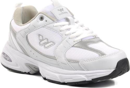 Run Beyaz-Gümüş Unisex Koşu Ayakkabısı