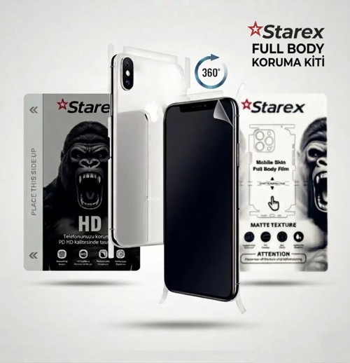 HONOR VİEW 20 Uyumlu Nano Ekran Koruyucu HD HAYALET - Full Arka Kaplama 360 Koruma STAREX
