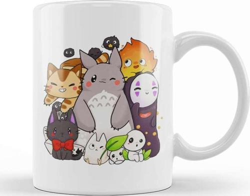 Ghibli Chibi Friends Kupa Bardak Porselen