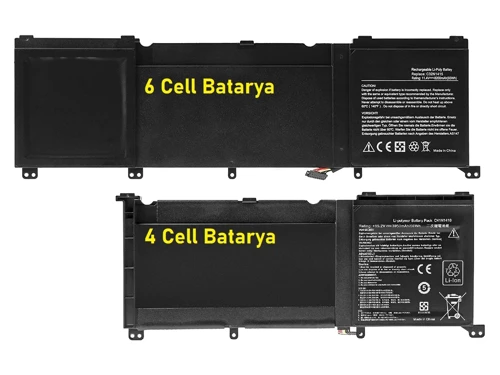 Asus N501JW Batarya Pil RETRO V1 (4 Cell)
