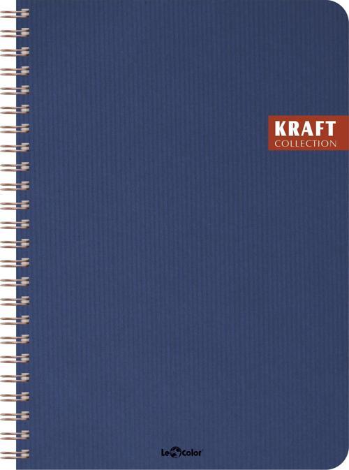 Kraft Ofis Defter Spiralli Çizgili Lacivert
