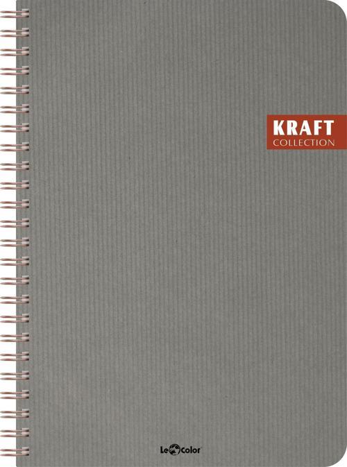 Kraft Ofis Defter Spiralli Kareli Kum