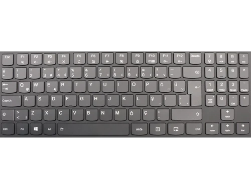 Lenovo 80WK00Y0TX Klavye Işıklı Beyaz Tuş V1 Non-RGB