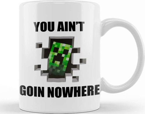 Minecraft Creeper 03 Kupa Bardak Porselen
