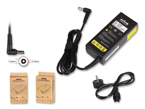 19V 2.63A 5.5x2.5mm Hp 25-inch Led Lcd Monitör Adaptör RETRO