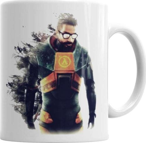 Half Life Gordon Freeman Kupa Bardak Porselen