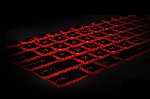 MSI MS-17H3 Klavye Işıklı Kırmızı Tuş RGB