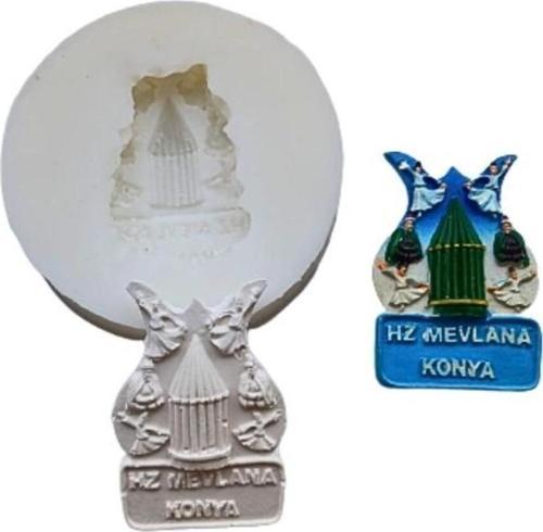 Hz. Mevlana Konya Magnet Silikon Kalıbı