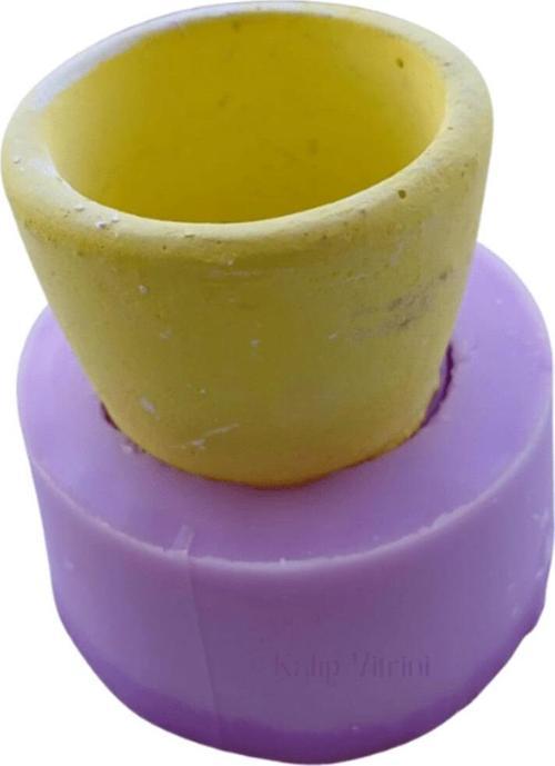 Pot Saksı Kokulu Taş Silikon Kalıbı