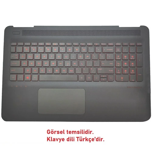 Hp Omen 15-ax210nr Klavye Kasa Siyah Işıklı