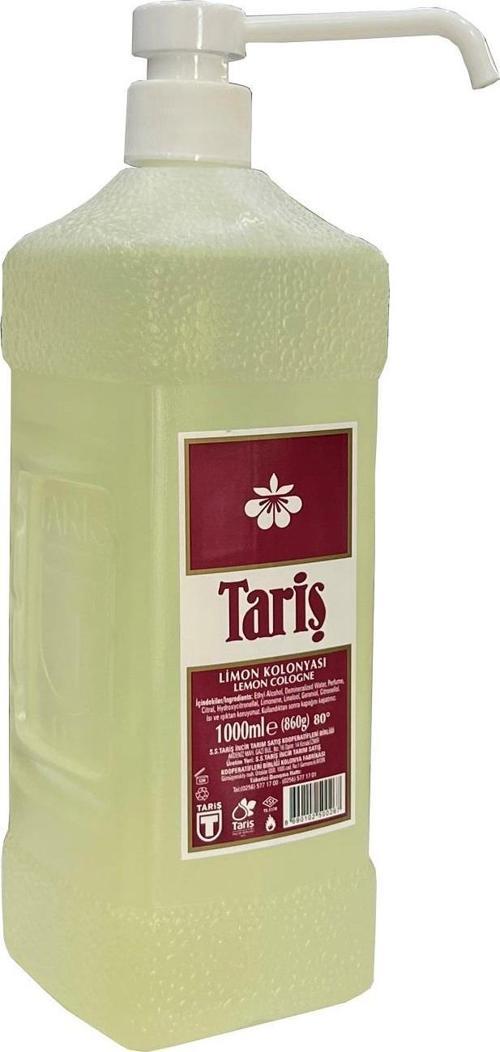 Limon Kolonyası 80 C° 1 LT Pompalı