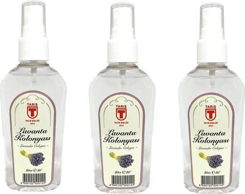 Tari̇ş Sprey Lavanta Kolonyası 80 ml - 3'lü