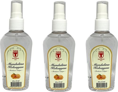 Tari̇ş Sprey Mandalina Kolonyası 80 ml - 3'lü