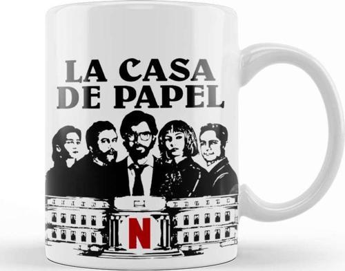 La Casa De Papel Netflix Kupa Bardak Porselen