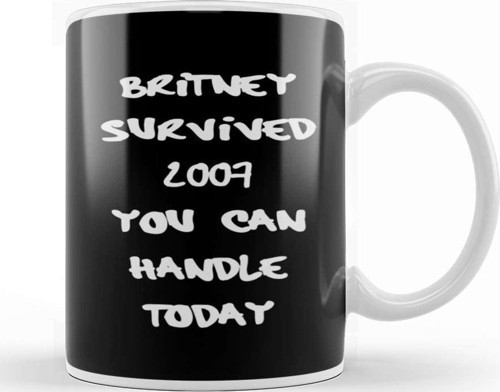 Britney Survived 2007 01 Kupa Bardak Porselen