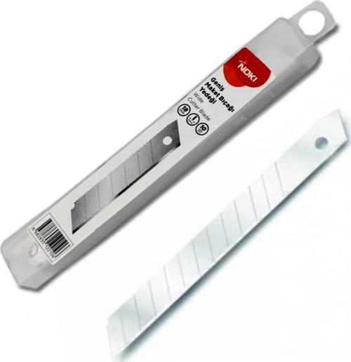 Geniş Maket Bıçağı Yedeği 18Mm 6500 (10 Lu Paket)