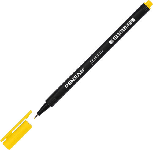 Fineliner 0,4 Mm Keçe Uç Kalem Sarı 6500 (10 Lu Paket)