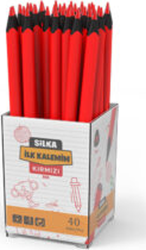 Kırmızı İlk Kalemim (Kurşun Kalem) Art.622 (40 Lı Paket)