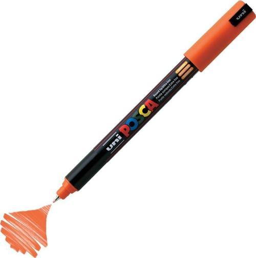 Markör Boyama Kalemi Posca 0.7 Mm Su Bazlı Poster Turuncu PC-1MR (6 Lı Paket)
