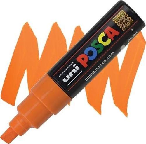 Posca Boyama Kalemi 8.0 Su Bazlı Poster Markörü Sarı PC-8K (6 Lı Paket)