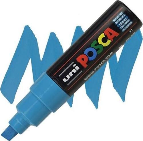 Posca Boyama Kalemi 8.0 Su Bazlı Poster Markörü Turkuaz PC-8K (6 Lı Paket)
