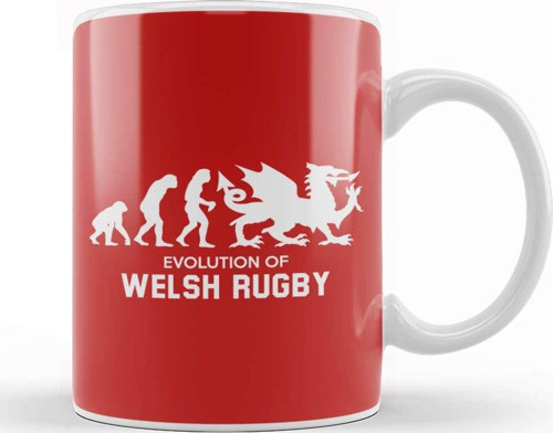Evolution Of Welsh Rugby Kupa Bardak Porselen