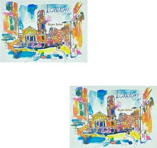 22*32 Karton Kapak Resim Defteri 20 Yp. 2'Lİ