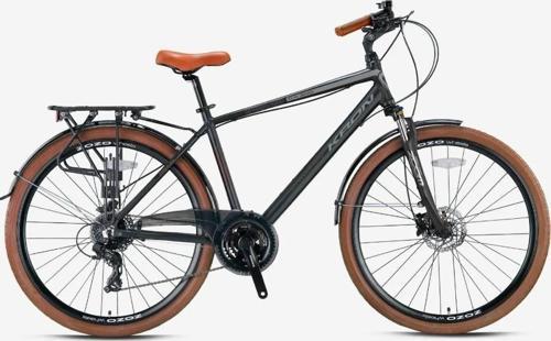 CX 300 28" Jant Şehir Bisikleti Man 18' Kadro 24 Vites HD Füme Gri Kahverengi