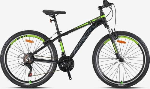 XC 75 27.5" Jant Dağ Bisikleti 17 Kadro V-Fren 21 Vites Dağ Bisikleti Siyah Neon Sarı